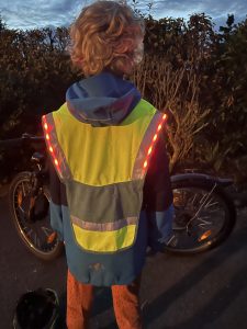 LED Warnweste Reflektor Streifen Sicherheitsweste Joggen Kinder Schulweg  Radfahren Hundespaziergang